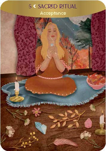 Moon Goddess Oracle: 36 Gilded Cards & 112-Page Guidebook