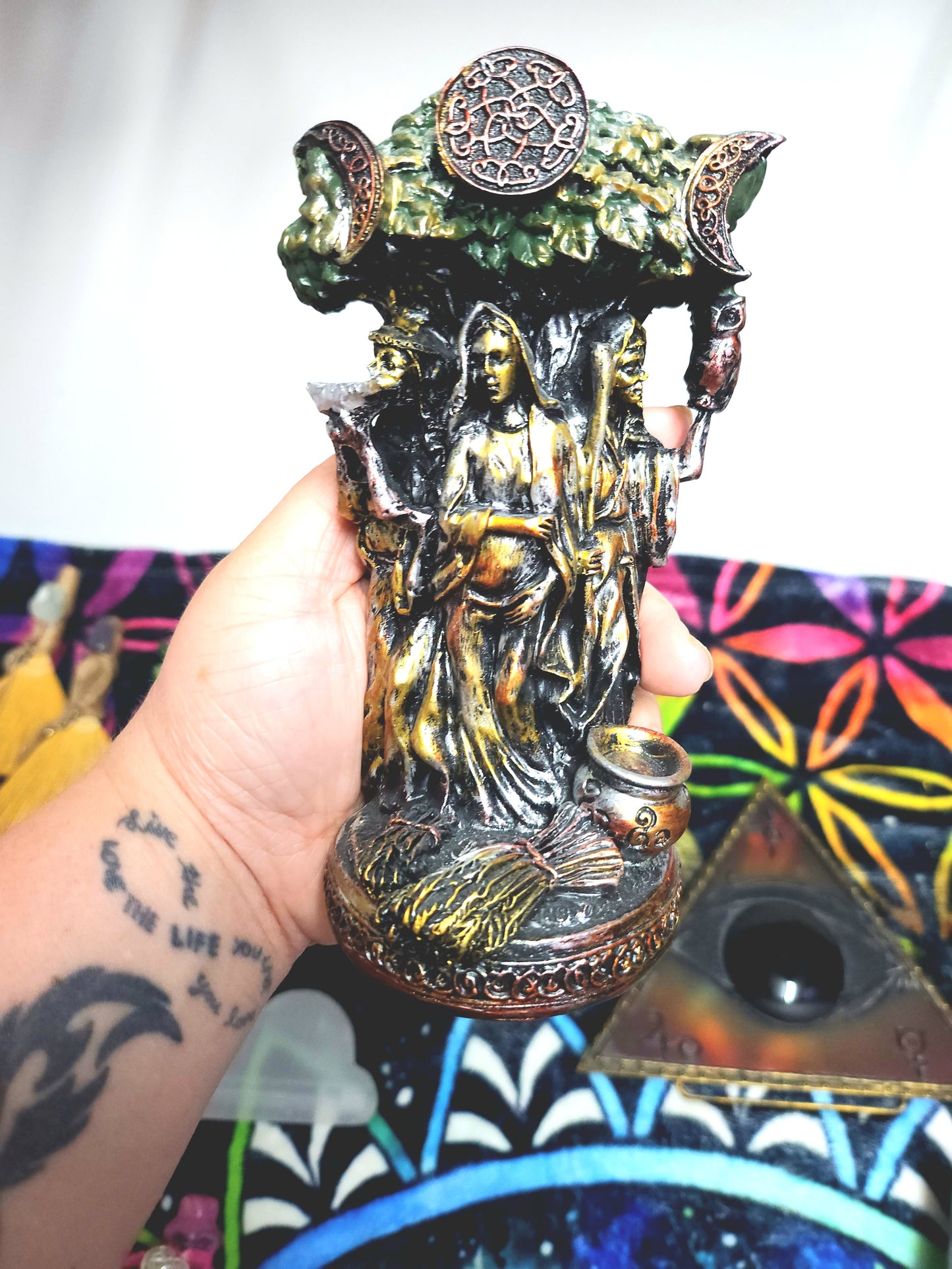 Triple Goddess Statue