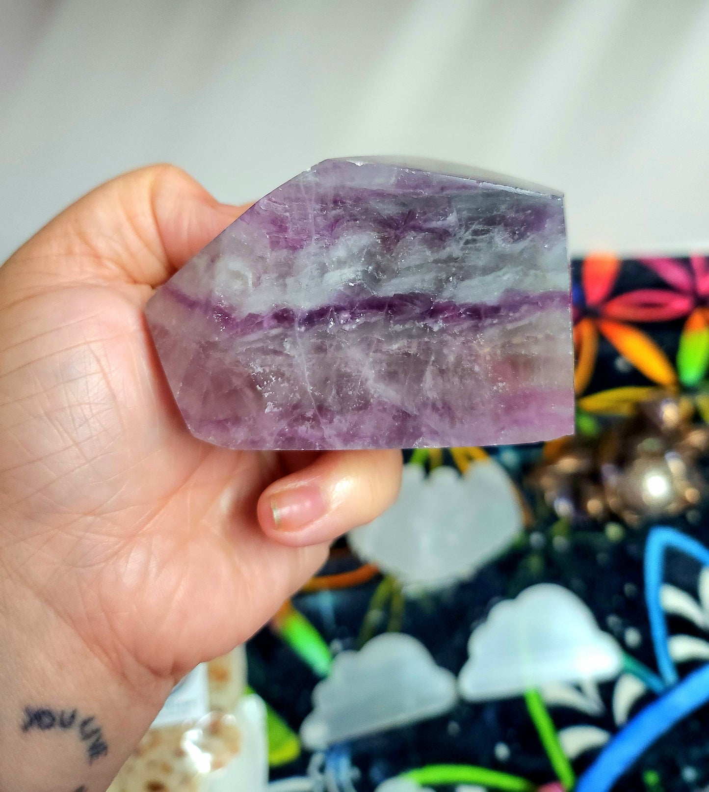 Rainbow Fluorite Freeforms