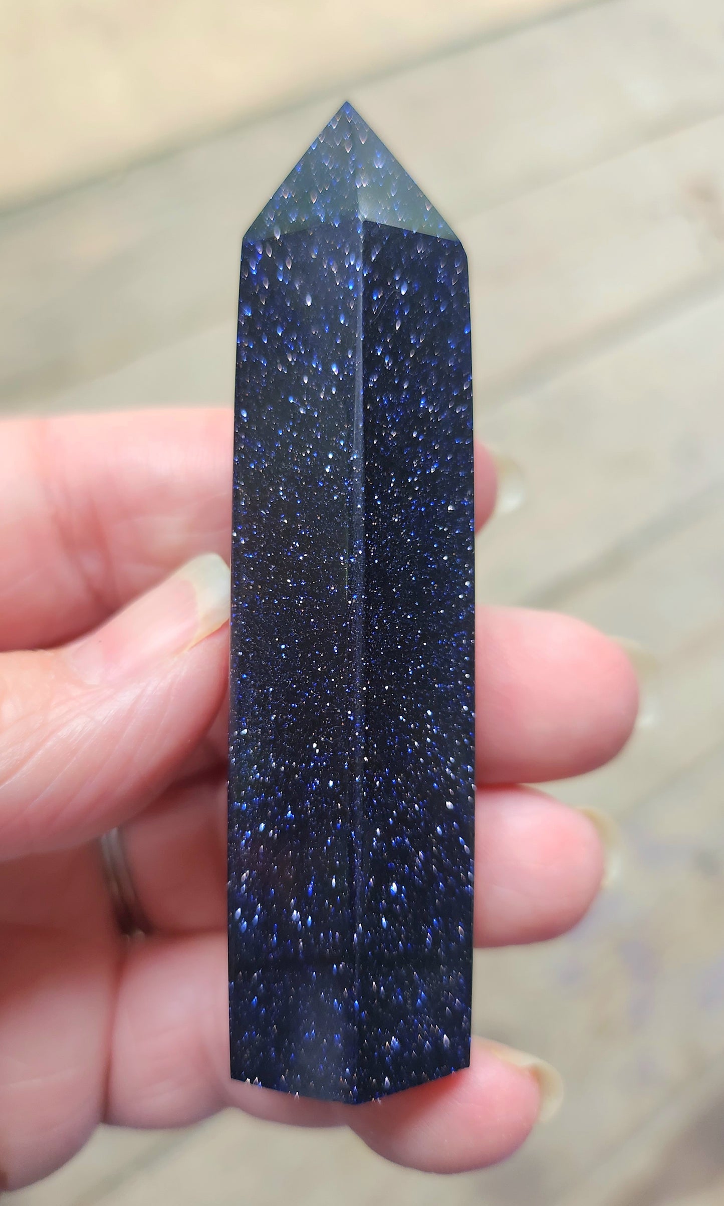 Blue Goldstone Points