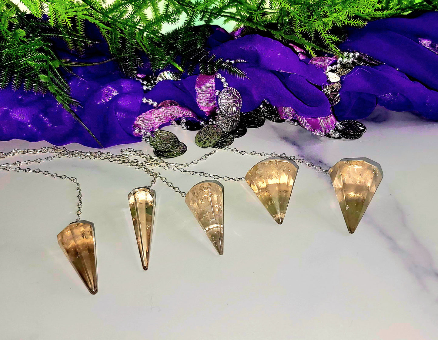 Smoky Quartz Pendulum