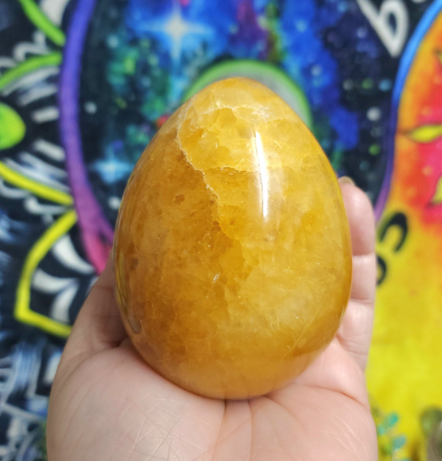 Golden Healer w/Druzy Egg