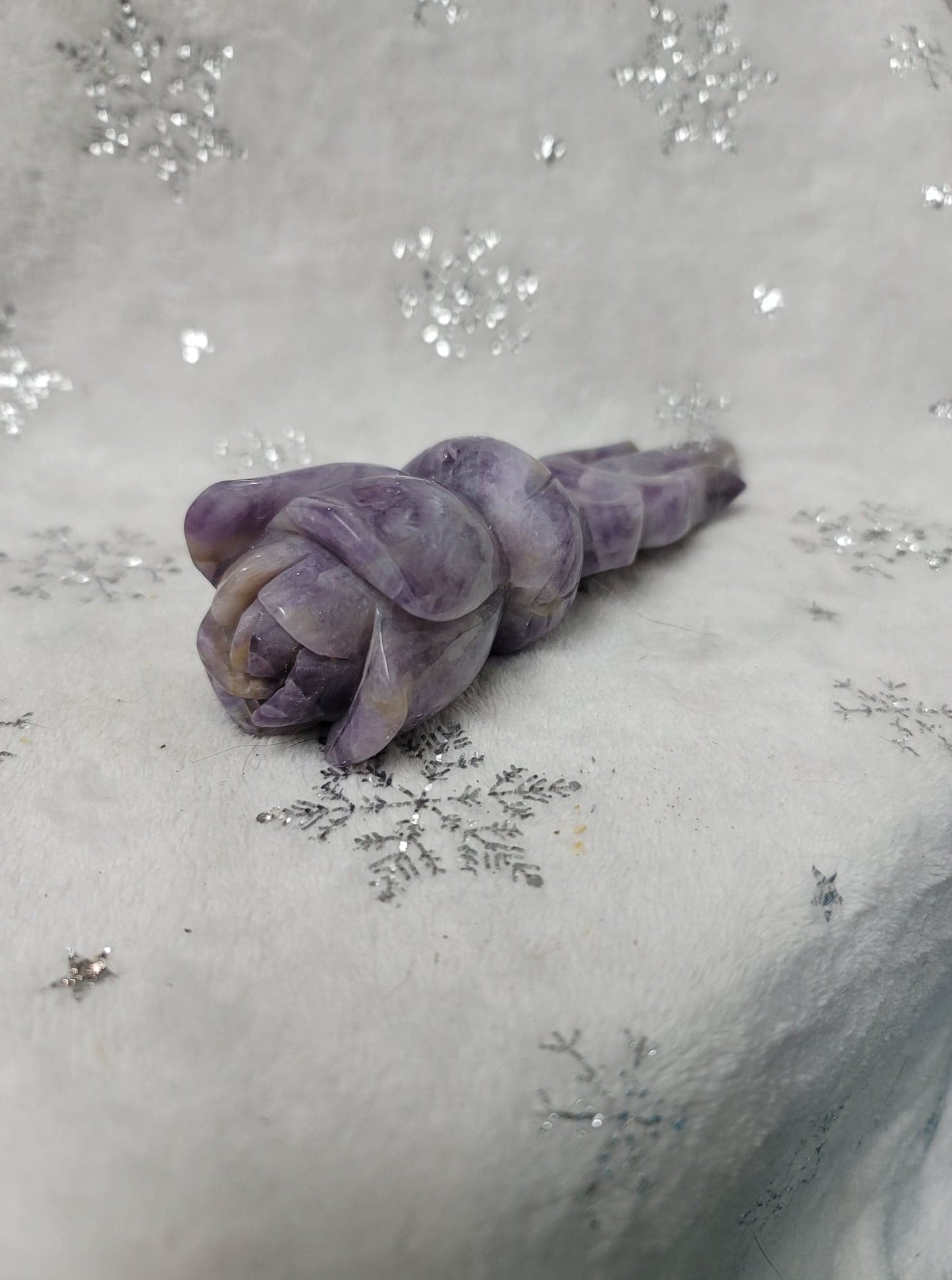 Chevron Amethyst Rose