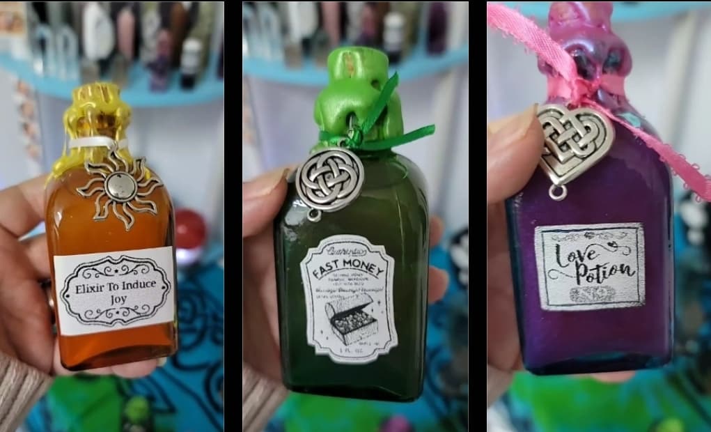 Handmade Potion Bottles