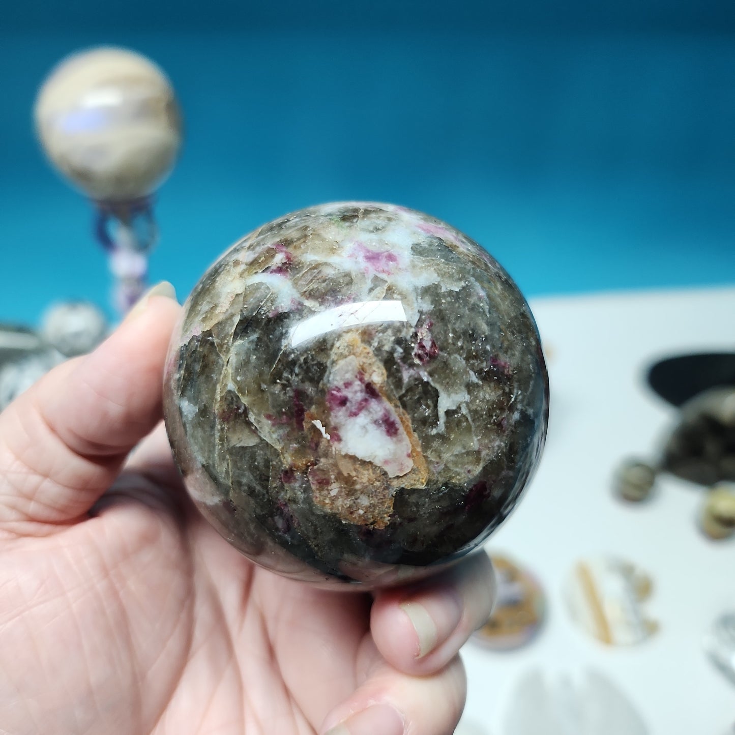 Rubellite Spheres