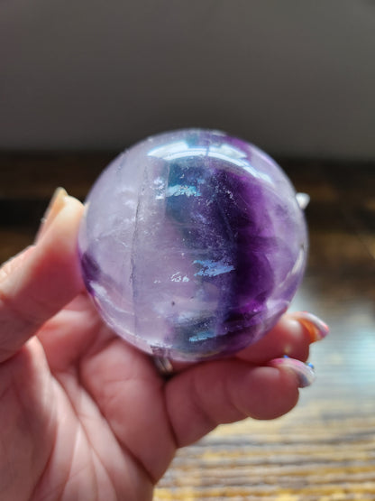 Rainbow Fluorite Sphere