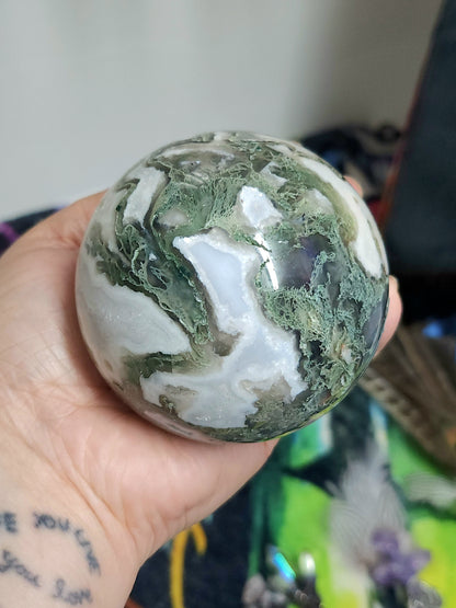 Moss Agate Spheres