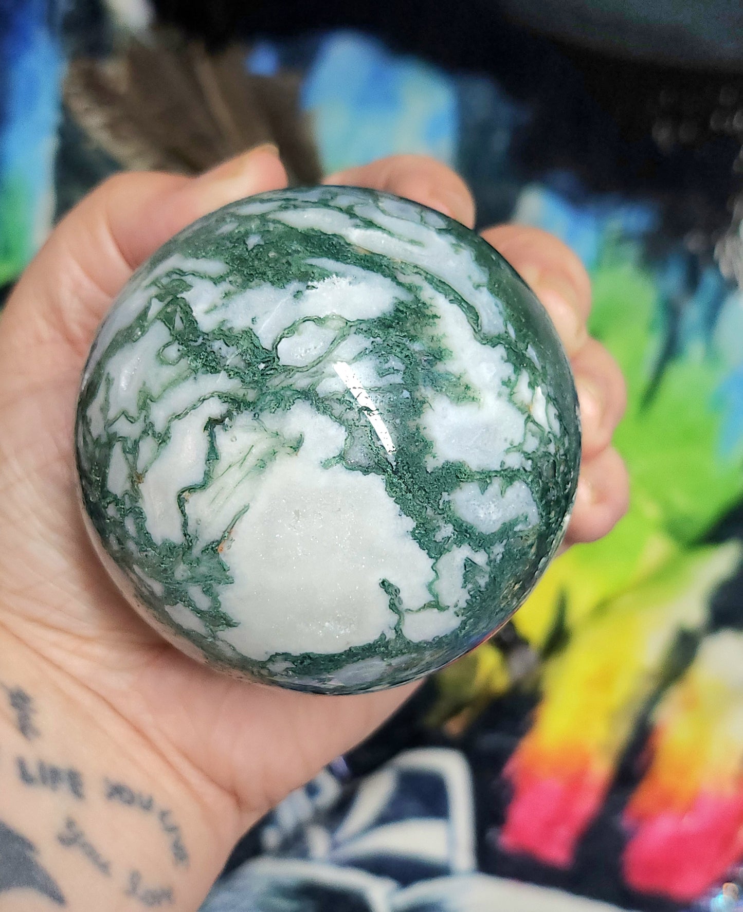 Moss Agate Spheres