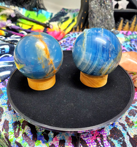 Blue Onyx Spheres