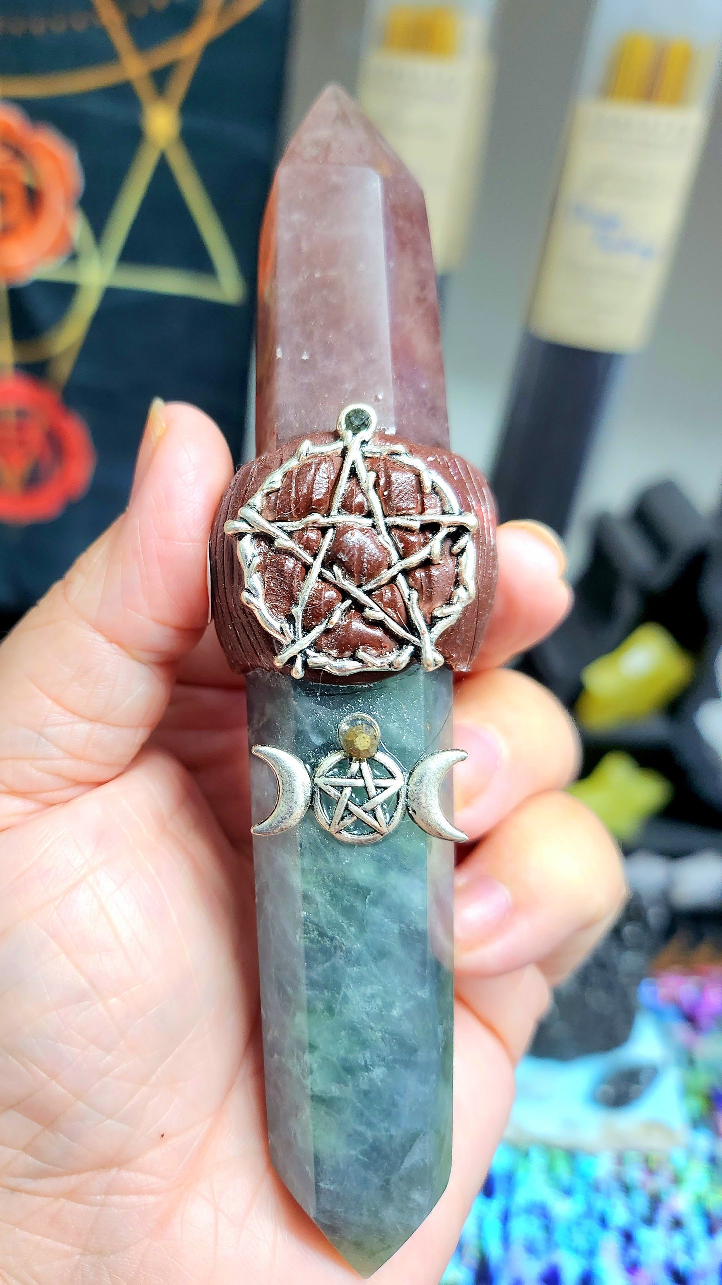 Handmade Crystal Energy Wands