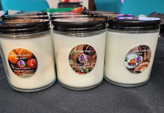 Handmade Christmas Candles