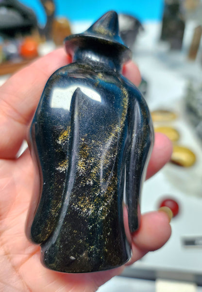 Gold Sheen Obsidian Wizard