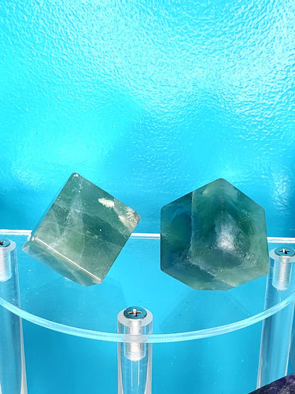 Fluorite Floating Cubes