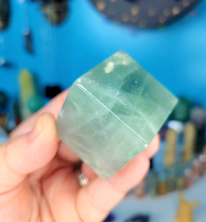 Fluorite Floating Cubes