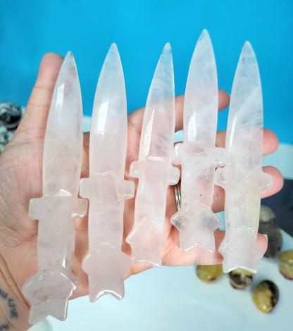 Rose Quartz Athames