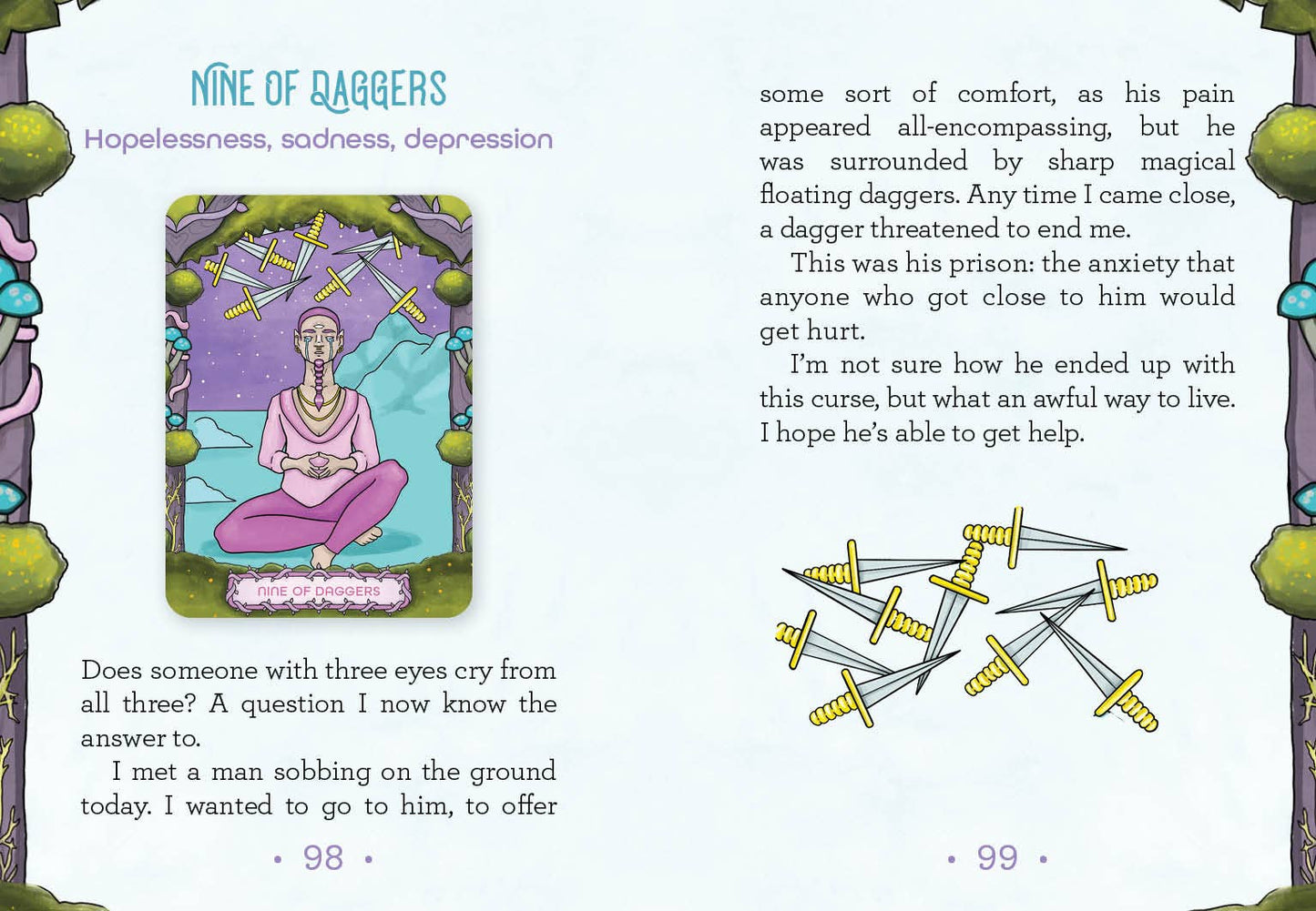 Sweet Forager's Tarot-78 Gilded Cards and 128-Page Book