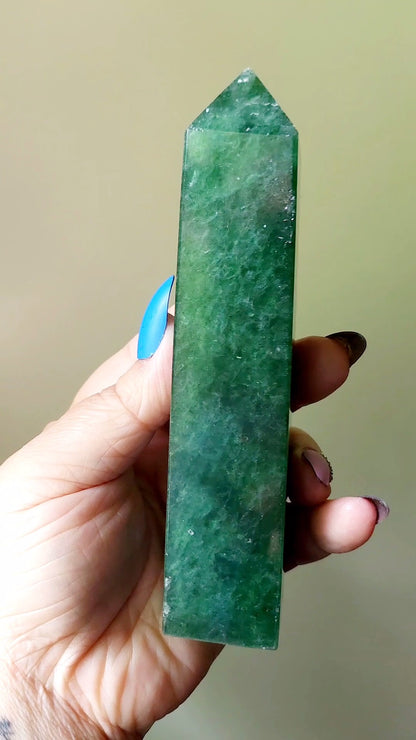 Green Strawberry Quartz Towers