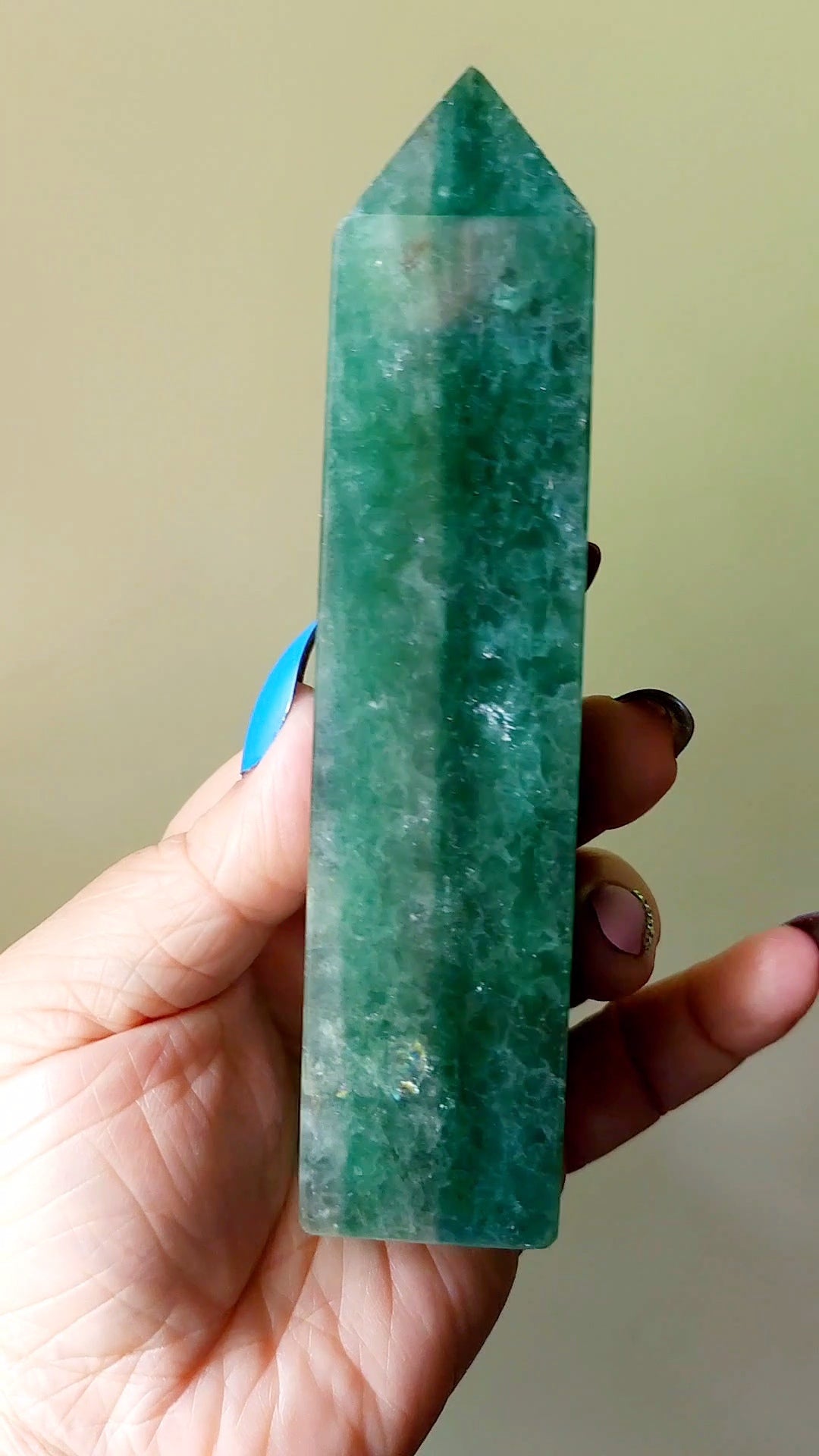 Green Strawberry Quartz Towers