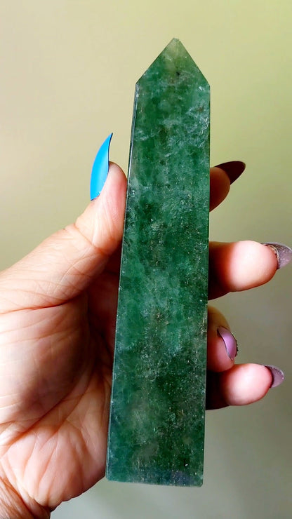 Green Strawberry Quartz Towers