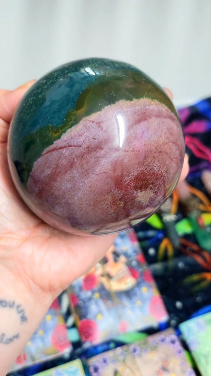 Ocean Jasper Spheres