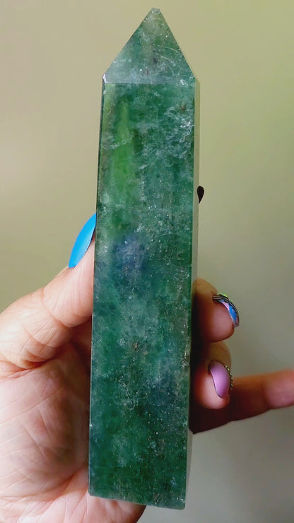 Green Strawberry Quartz Towers