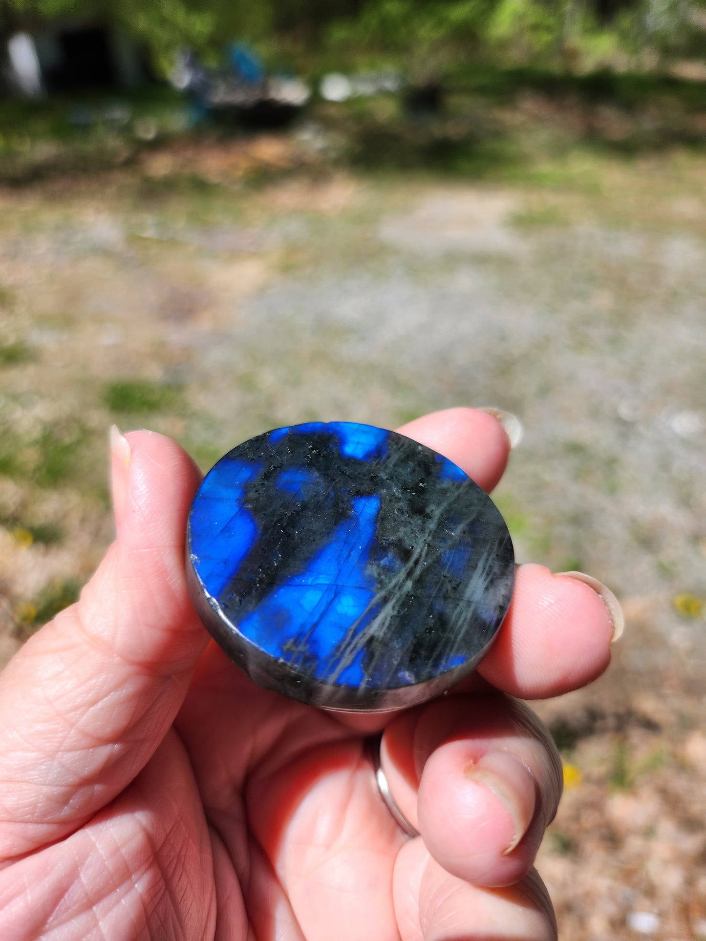 Labradorite Moon & Sun Coins