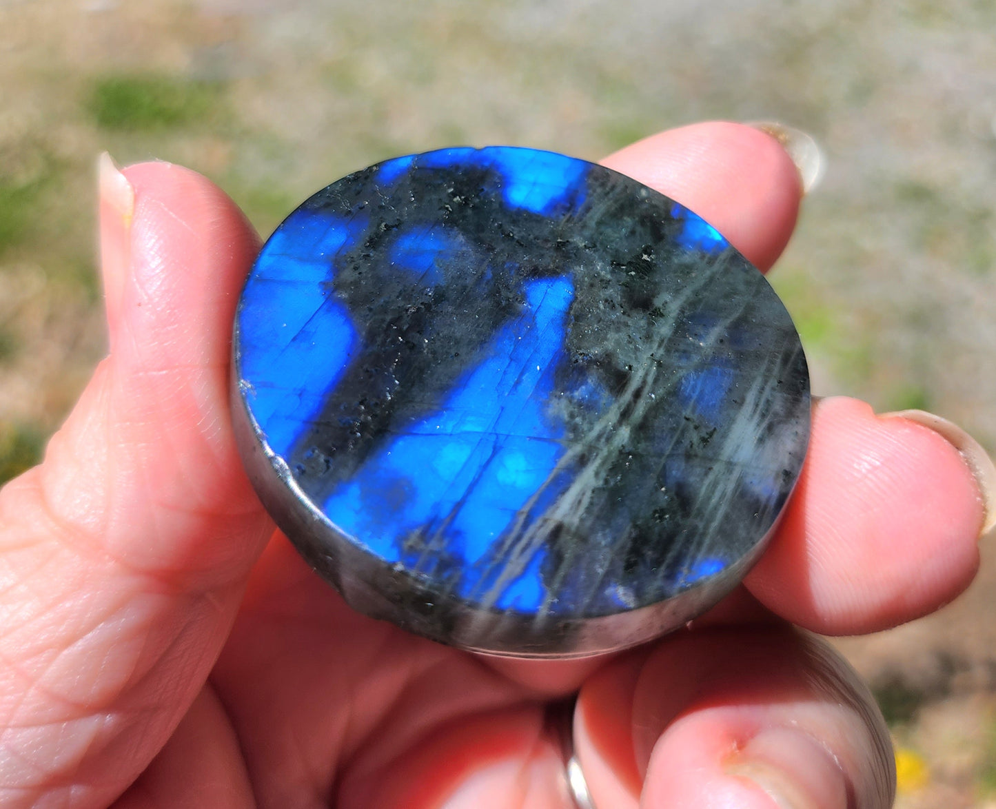 Labradorite Moon & Sun Coins