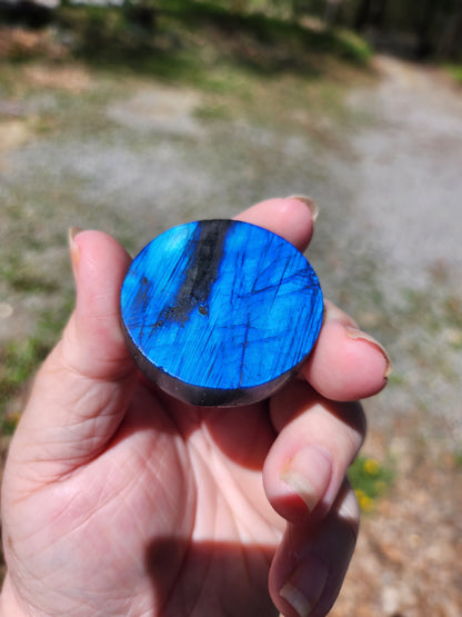 Labradorite Moon & Sun Coins