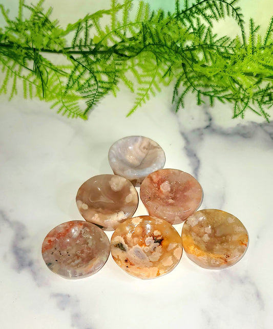 Flower Agate Bowls