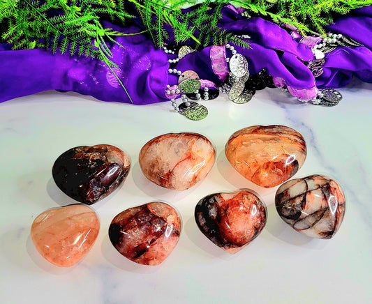 Fire Quartz Hearts