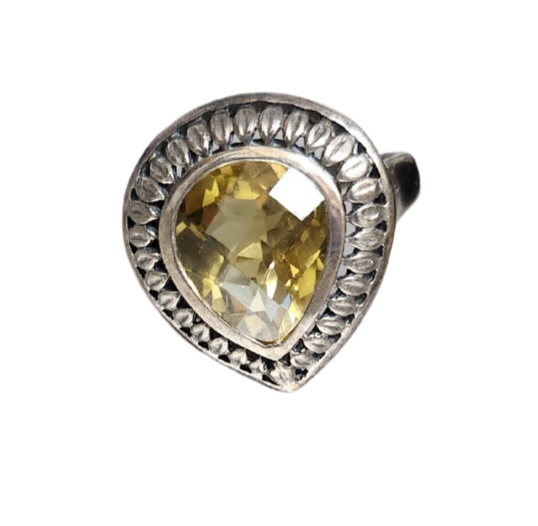 Lemon Citrine Ring - Size 6