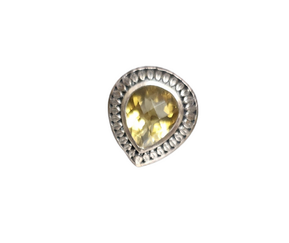 Lemon Citrine Ring - Size 6