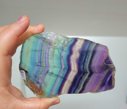 Rainbow Fluorite Slab