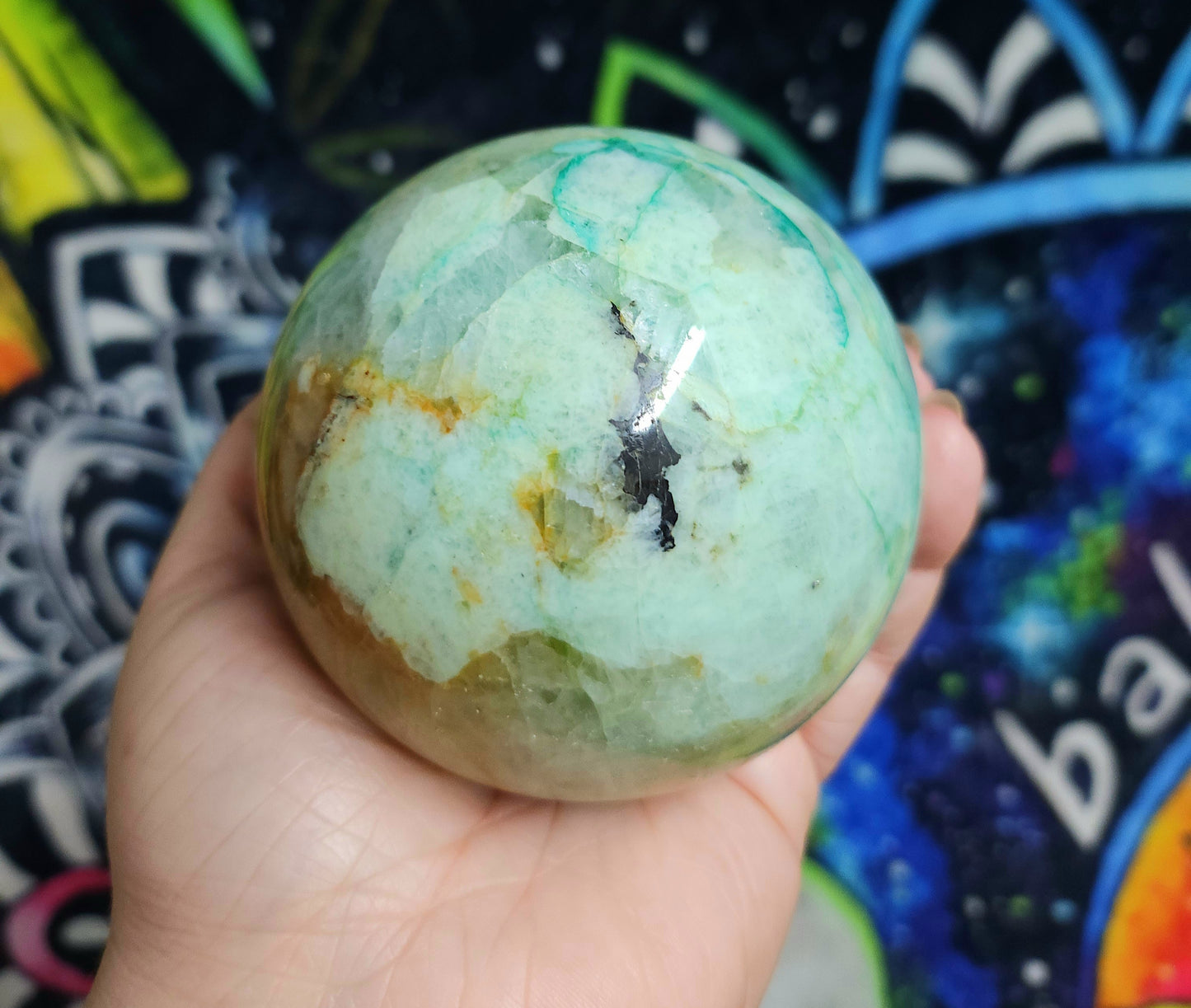 Turquoise & Malachite Sphere