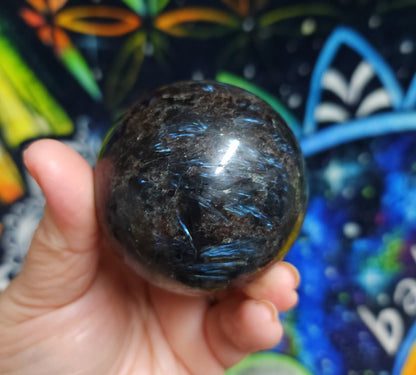 Astrophyllite & Garnet Spheres