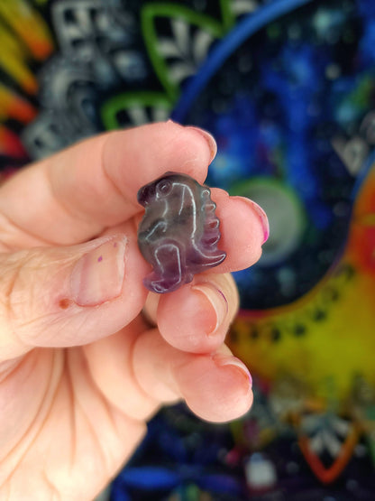 Rainbow Fluorite Mini Dinos