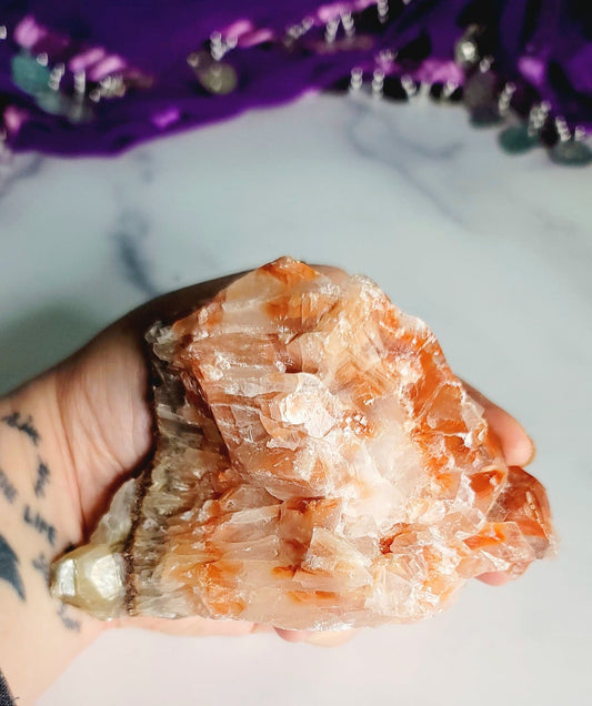 Raw Tri-Colored Calcite