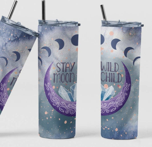 Stay Wild Moon Child Tumbler