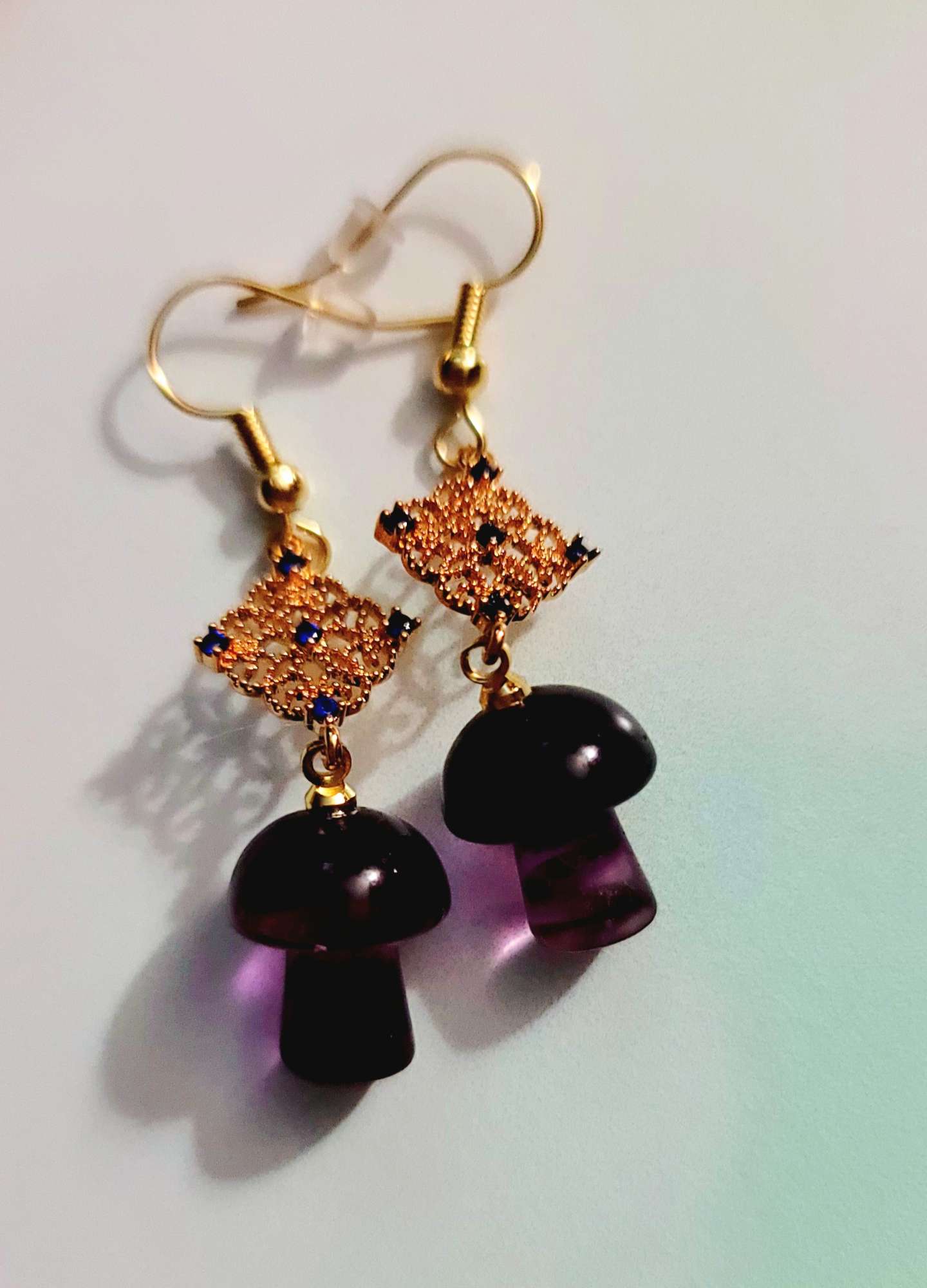 Rainbow Fluorite Earrings