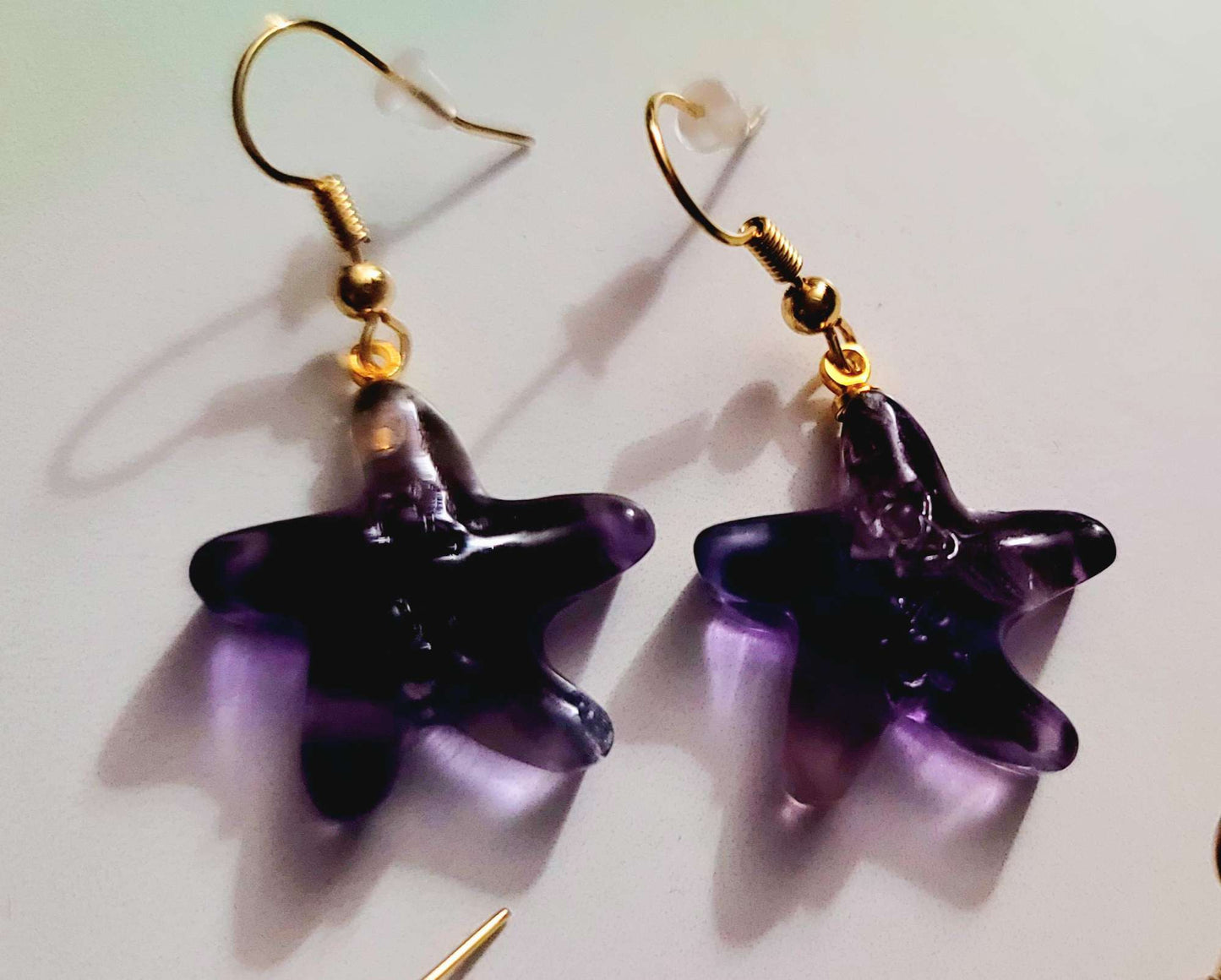 Rainbow Fluorite Earrings