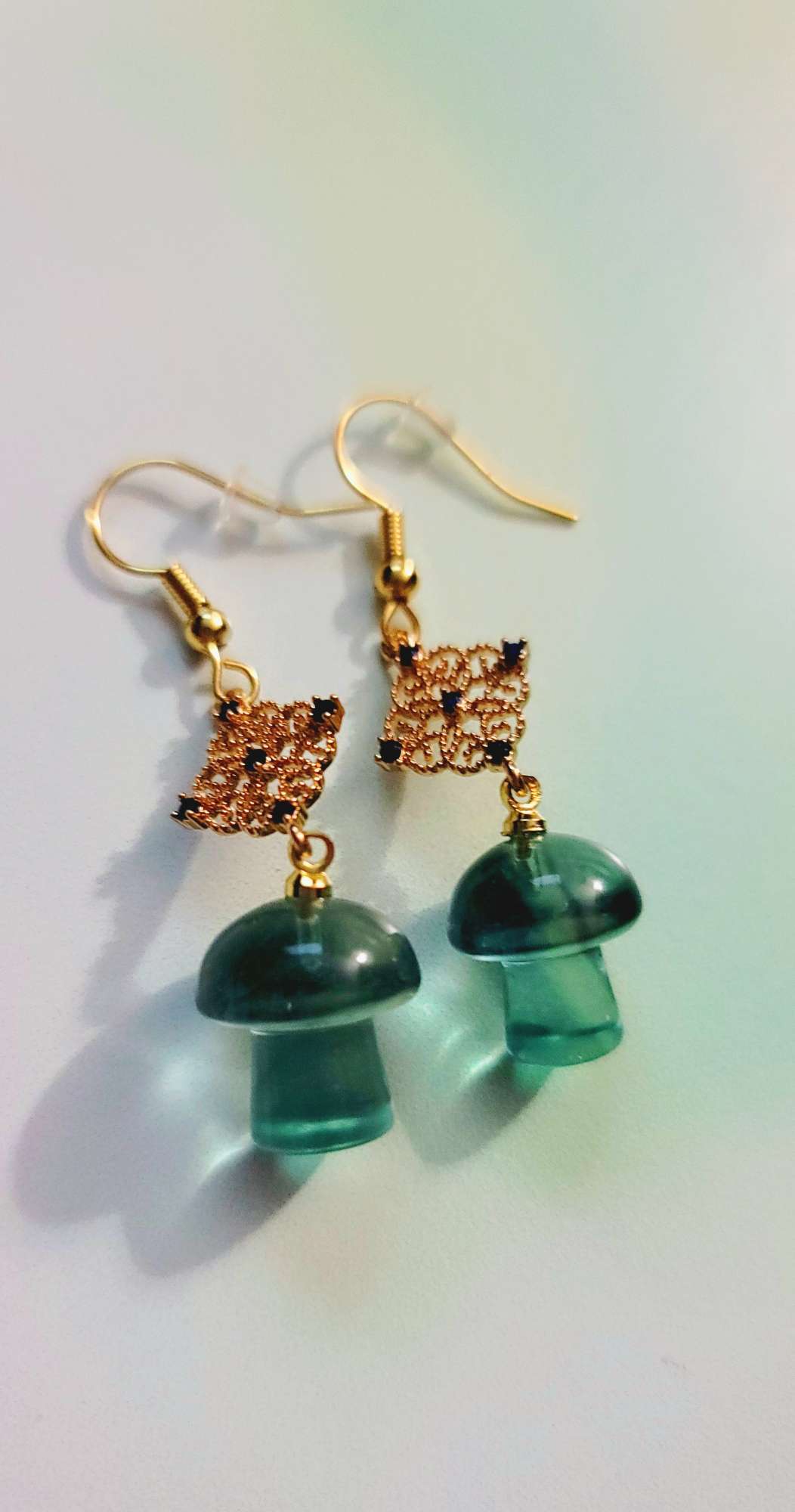 Rainbow Fluorite Earrings