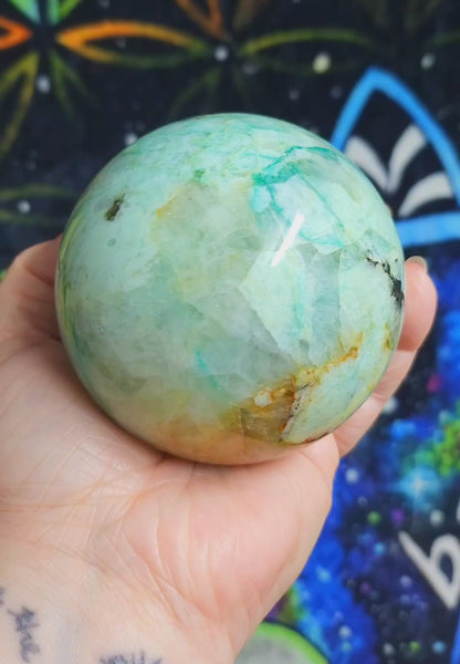 Turquoise & Malachite Sphere