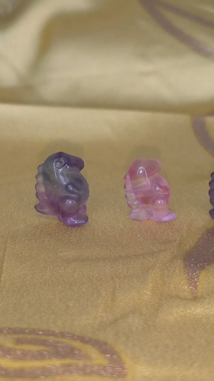 Rainbow Fluorite Mini Dinos