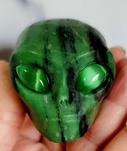 Crystal Alien Heads